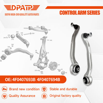 بازوی کنترل پایین 4F0407693B 4F0407694B برای بازوی کنترل تعلیق جلو آئودی A6 C6